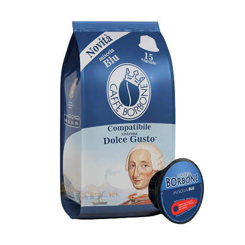 CAPSULE DOLCE GUSTO  COMPATIBILI CAFFÉ BORBONE BLU BOX 90 PZ